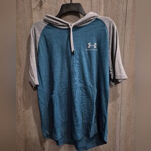 Under Armour Heatgear Men's (Size Large) Hoodie Lightweight Raglan Sleeve